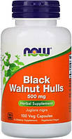 Чорний горіх Now Foods Black Walnut Hulls 500 mg 100 капсул