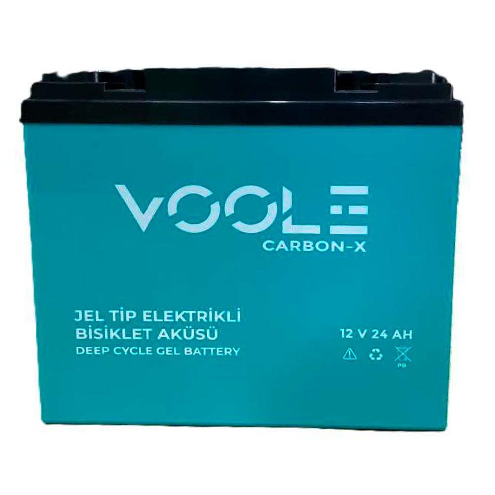 Акумуляторна батарея Voole 24-12 GEL 12 V 24 Ah (175 x125x166), 7.5 kg Blue, Q5