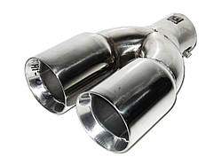 Оригінал! Насадка на глушник 0128 d-62мм нержавіюча сталь - Вища Якість!