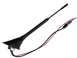 Оригінал! Врізна антена в дах Н-61129 з підсилить/нахил 58° 0,22м - Вища Якість!