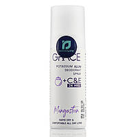 Натуральний дезодорант спрей алуніт, кристал, Spray Deodorant Mangosten, Grace, 50 мл
