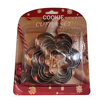 Набір вирубок для пряників Квітка, 5 шт