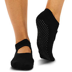 Шкарпетки для йоги із закритими пальцями нековзні SP-Sport 1090-1 розмір 36-41 Black