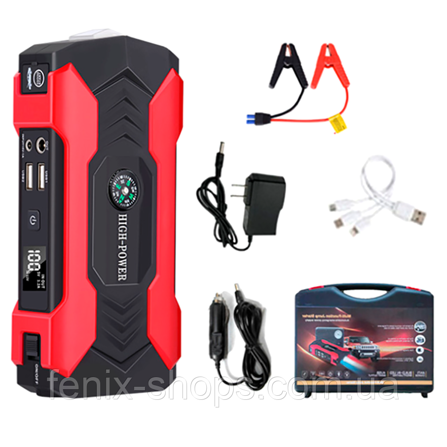 Пускозарядний пристрій JUMPSTARTER 99800 mAh (1000/1500A) в кейсі