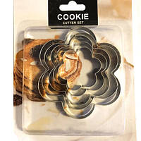 Набір вирубок для пряників Квітка №2, 5 шт