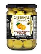 Оливки Бернал BERNAL фаршировані апельсином скло 436 гр. Іспанія, фото 2