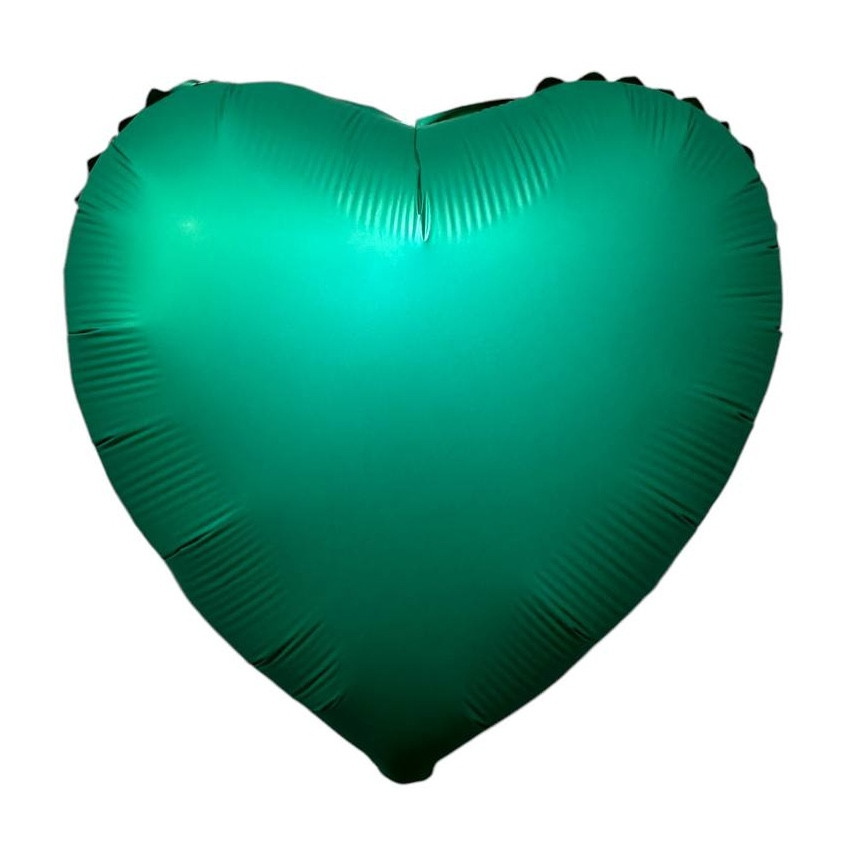 Фольгований шар без малюнка Серце Ментолове, 18"