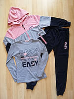 Спортивний костюм для дівчинки 152 158 164 Дитячий підлітковий костюм спорт-трійка для дівчинки