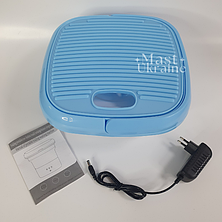Портативна пральна машина 240Вт 12Vdc 3000mA Folding Washing Machine -MP-15-Blue., фото 3