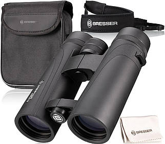 Бінокль Bresser Corvette II 10x42 WP | Водонепроникний, універсальний, для туризму, полювання та спостереження за природою