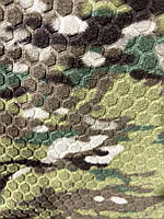 Тканина фліс Гексагон соти мультикам