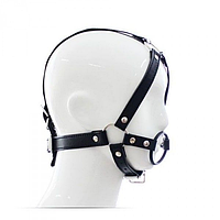 Кільцевий кляп з ременями для голови Head Harness+Ring Gag