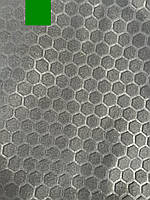 Тканина фліс Гексагон соти сірий