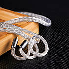 ⇒ NiceHCK IcyMoon (Jeck 3.5 C-pin) – преміальний 16-ти жильний мідний посрібнений кабель для навушників, фото 9