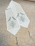 Набір рушників "Берегиня" на вінчання (4 рушники + 5 серветок + стрічка), фото 5