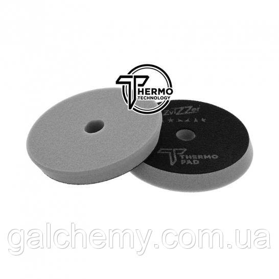 Полірувальний пад ZviZZer THERMO Pad, grey Ø140/20/125 mm, сірий, super жорсткий ZV-TP00014020GY