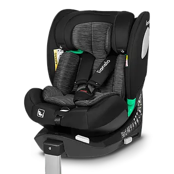 Дитяче автокрісло Lionelo BRAAM I-size BLACK CARBON, фото 1