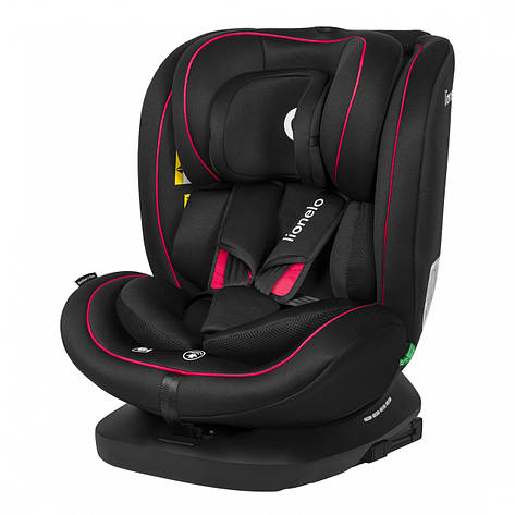 Дитяче автокрісло Lionelo BASTIAAN I-SIZE BLACK RED, фото 1