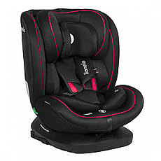 Дитяче автокрісло Lionelo BASTIAAN I-SIZE BLACK RED, фото 4