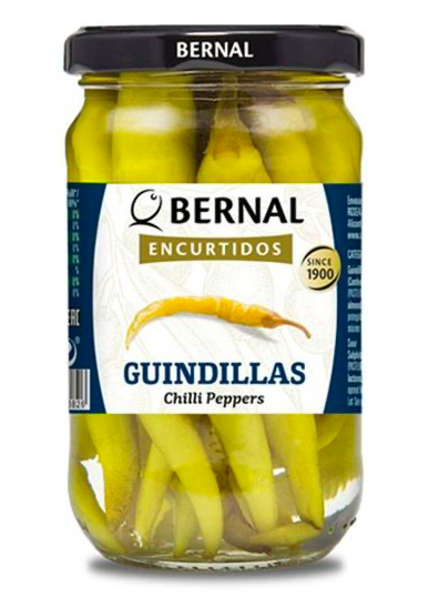 Перчики чілі Bernal Chilli гострі 300 гр. Іспанія