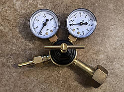 Редуктор вуглекислотний балонний УР-6 малий габарит виробництва CHINA (силуміновий, алюмінієвий)