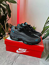 Чоловічі кросівки Nike Air Max 95 SP Corteiz Aegean Storm Найк Аір Макс 95 Сірі шкіра демісезон, фото 5