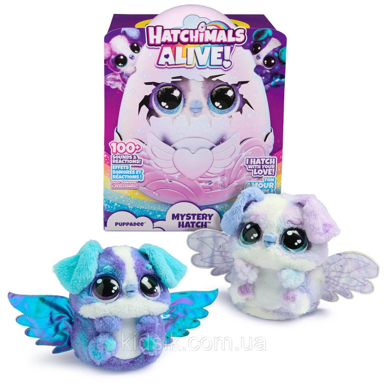Інтерактивна іграшка яєць Хетчімалс Містері Хетч Паппаді Hatchimals Alive Mystery Hatch Puppadee 2024