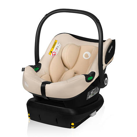 База з автокріслом Lionelo ASTRID I-SIZE SET BEIGE SAND, фото 1