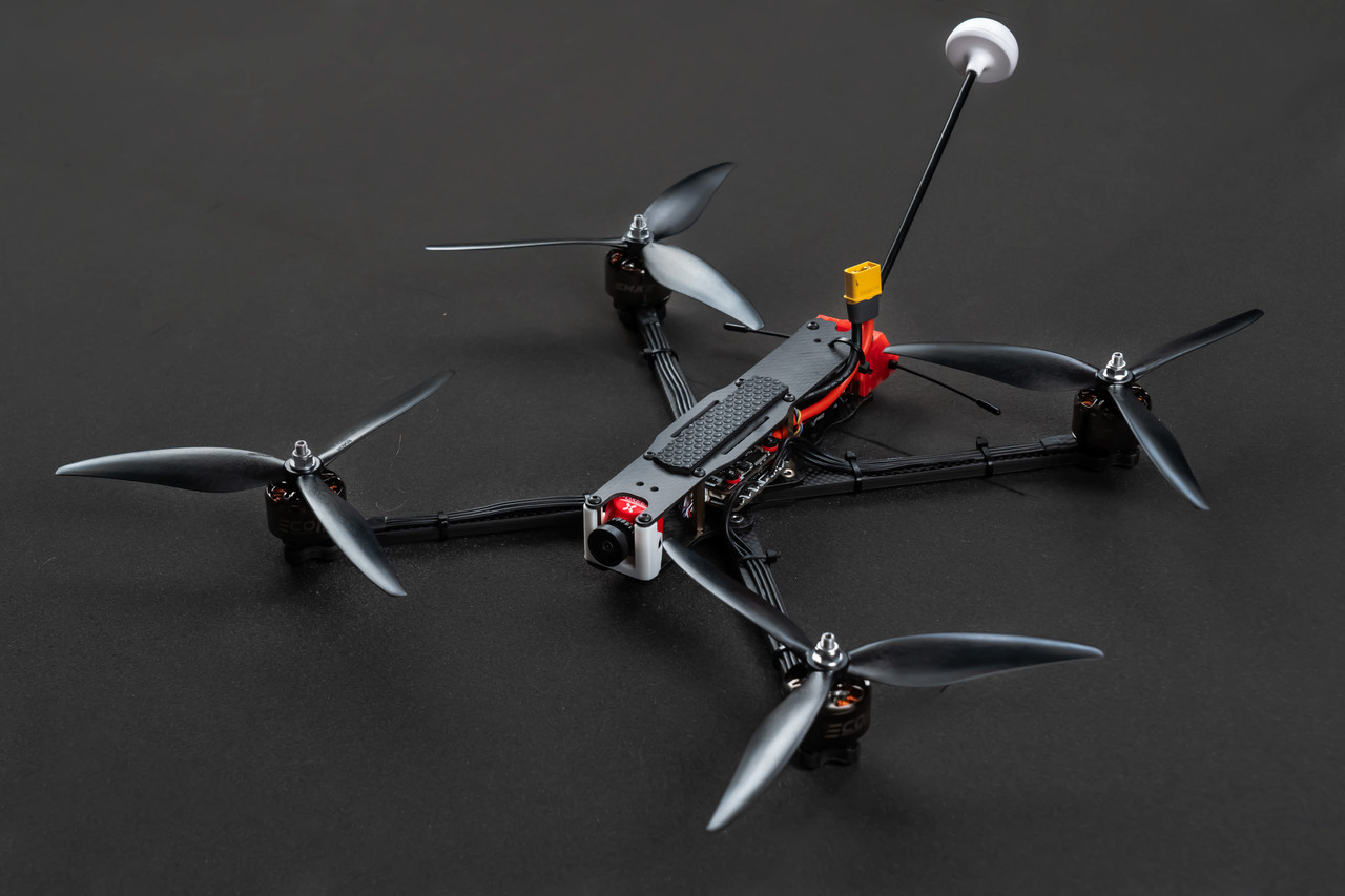 FPV дрон 8 дюймів "Добранiч" 8" 2812 1100KV / аналог VTX 4.9G (2.5W) / QLRS 490MHz / 1200TVL (нічна) без АКБ