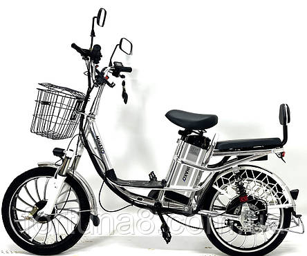 Eлектровеловипед MINAKO PRO 20" (500W 60V 18Ah) Сірий, фото 1