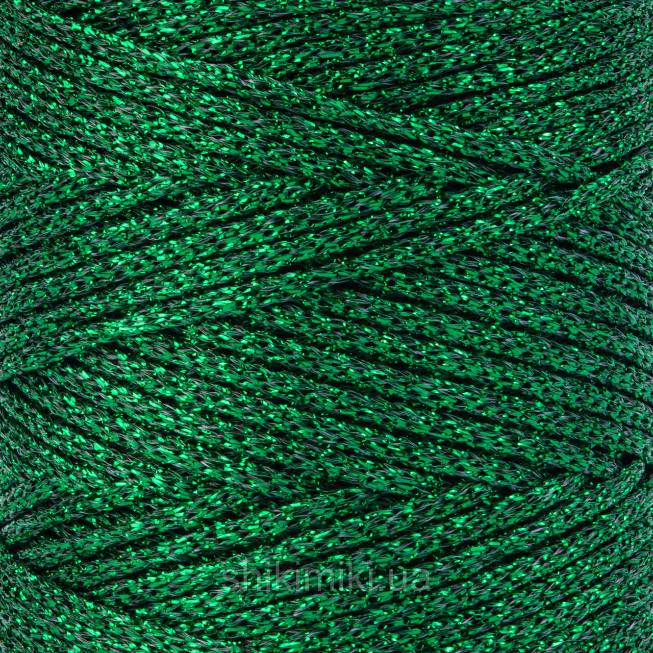 Трикотажний шнур з люрексом Knit Shine Stelo, колір Смарагд, фото 1