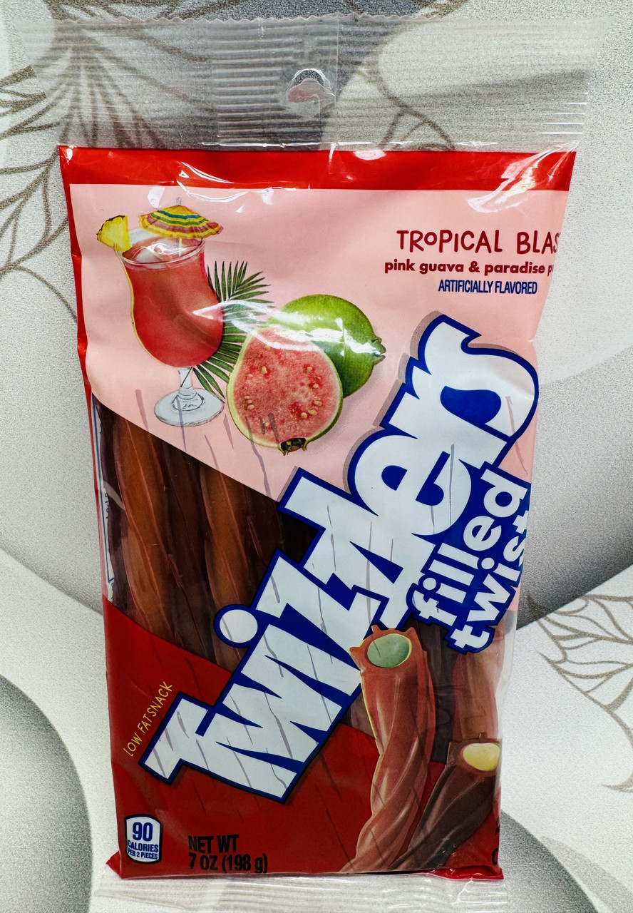 Желейні цукерки Twizzlers з начинкою Гуава та пунш