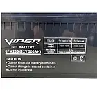 Акумулятор гелевий Viper 6-FMМ-200 12V 200AH, фото 3