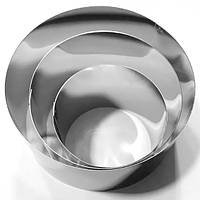 Набір вирубок для пряників Круги 3 шт, висота 5 см