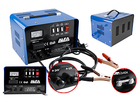 Зарядне автомобільне+пускове ALFA ALCC7 12V/24V