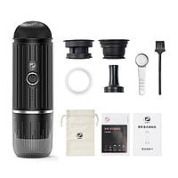 Еспресо кавоварка iCafilas Portable Espresso Maker 19 Bar портативна Чорна