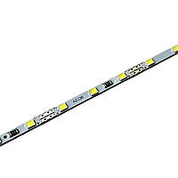 Світлодіодна лінійка 2835-72led IP20 6000K 12V 16W 1000мм 4мм холодний білий