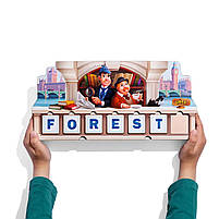 Дерев'яна дитяча розвиваюча гра Ребус англійською мовою Ubumblebees 2+ кор 32*15*5,5 см (ПСД256), фото 4