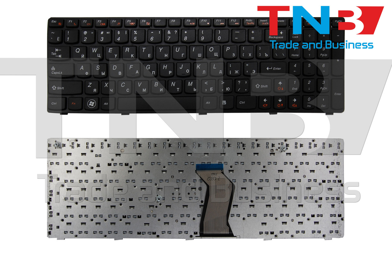 Клавіатура LENOVO IdeaPad V580C Z570 Z575 Черная RUUS