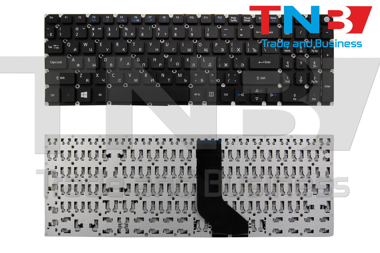 Клавіатура ACER Aspire 3 A315 A315-21 A315-21G A315-31 A315-33 A315-51 чорна без рамки RUUS
