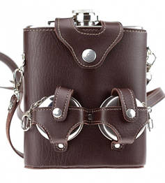 Фляга велика - набір з чохлом та чарками - оригінал