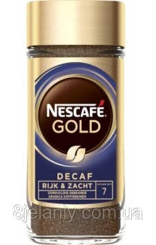 Розчинна кава Nescafe Gold Blend Decaf 100г без кофеїну