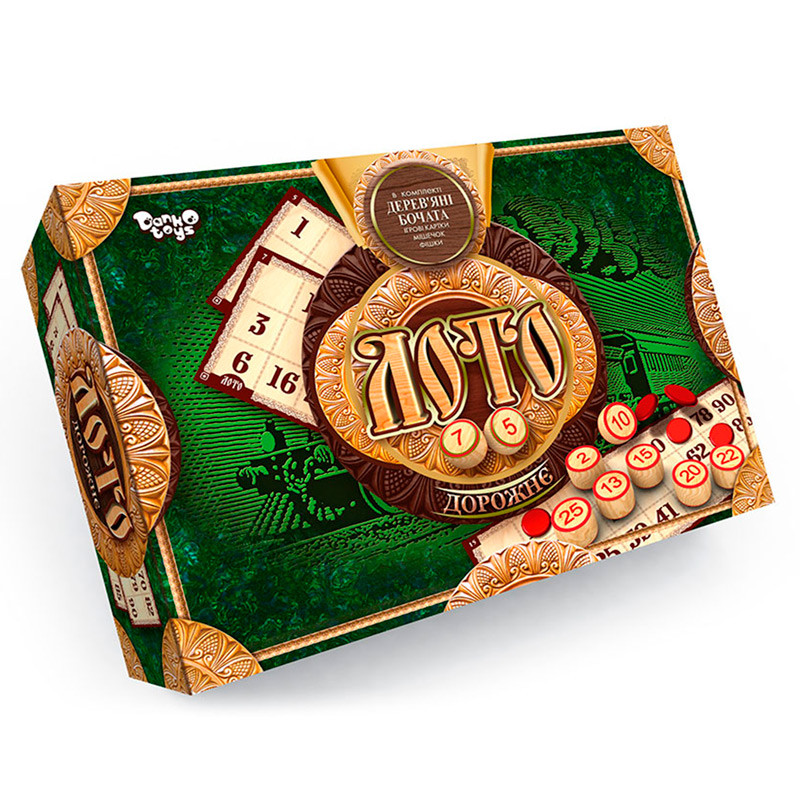 Настільна гра Danko Toys Лото Дорожнє бочата арт. DTG51U, фото 1
