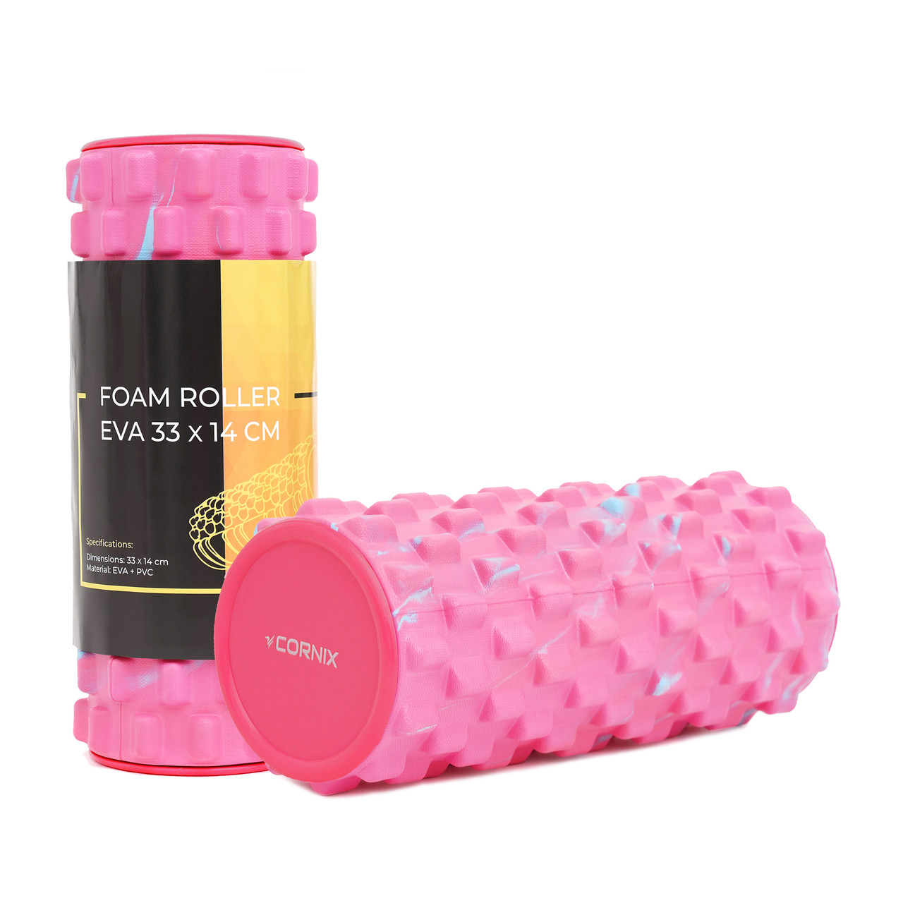 Масажний ролик Cornix EVA Pro 33 x 14 см (валик, ролер) XR-0134 Poland