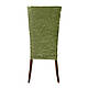 Чохол на стілець. LUME ART  Зелений. Туреччина (Універсальні чохли на стільці, велюровий, щільність 220 г/м²), фото 3