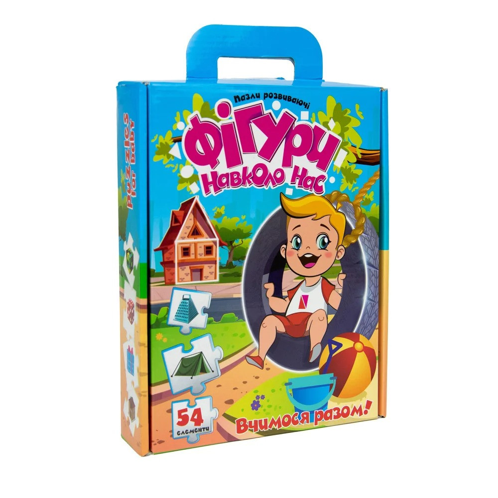 Навчальні пазли Стратег Фігури навколо нас 30911, фото 1