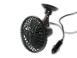 Вентилятор для авто 5" ВН.12.531 на присосці 12V (з фіксатором) - оригінал