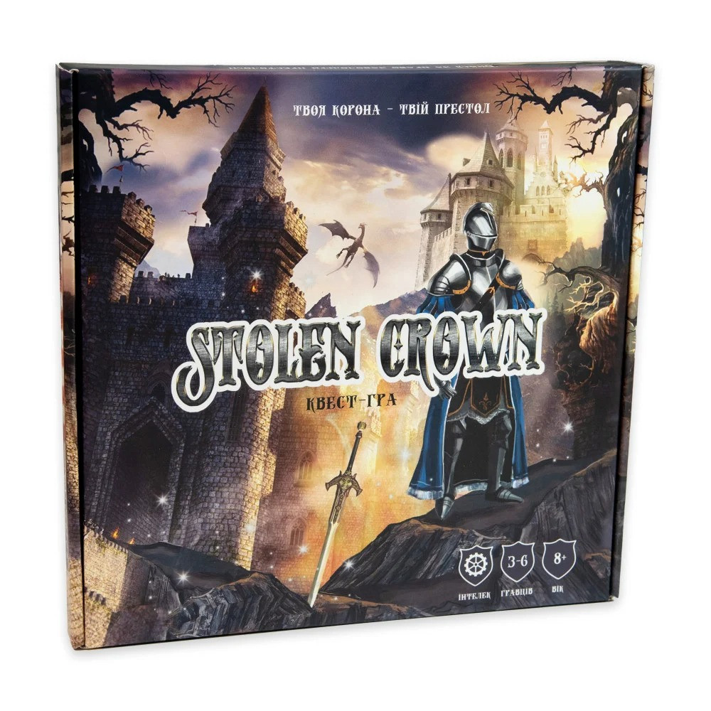 Настільна гра Strateg Stolen Crown розважальна українською мовою (30811)