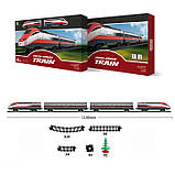 Залізниця 1623D 4 варіанти зборки, локомотив, 3 вагони, фото 2