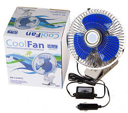 Вентилятор 6" ВН.12.607С 12V 120*/кліпса/2 скор - оригінал